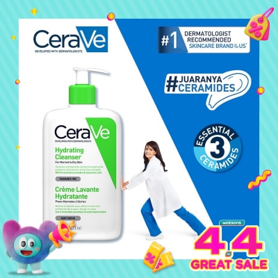 CERAVE - CERAVE HYDRATING CLEANSER 473ML