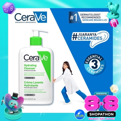 CERAVE - CERAVE HYDRATING CLEANSER 473ML image