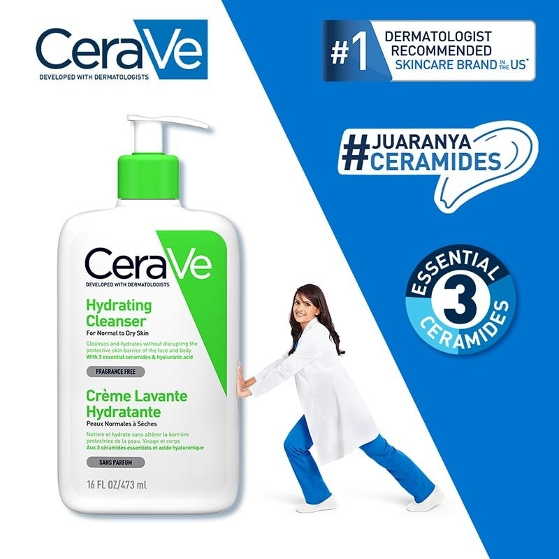 Cerave Hydrating Cleanser 473ml