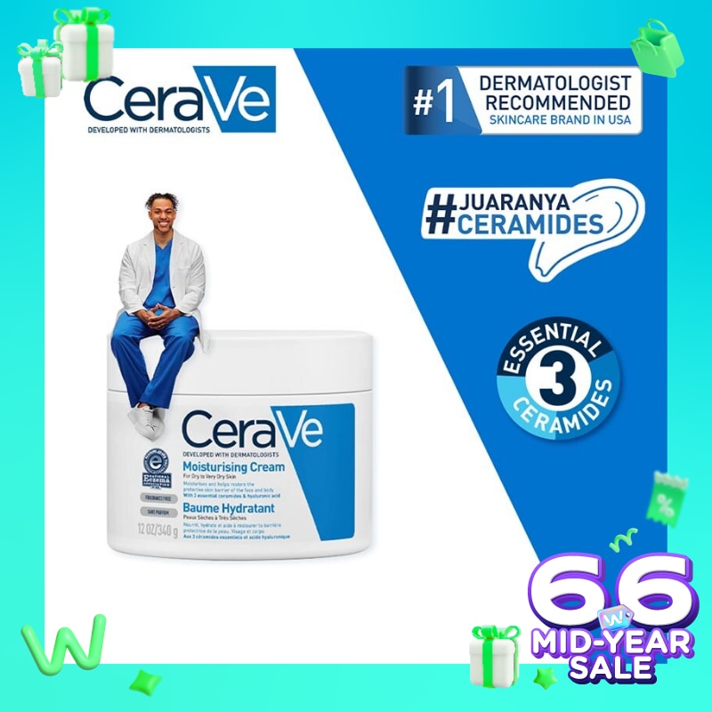 CERAVE DAILY MOISTURIZING CREAM 340ML