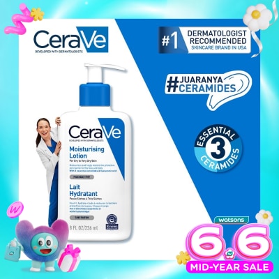 CERAVE - CERAVE DAILY MOISTURIZING LOTION 236ML