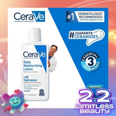 CERAVE CERAVE DAILY MOISTURIZING LOTION 88ML