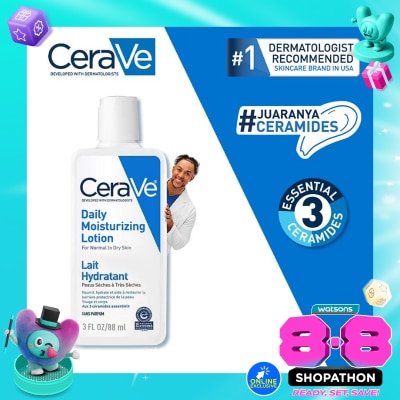 CERAVE - CERAVE DAILY MOISTURIZING LOTION 88ML image