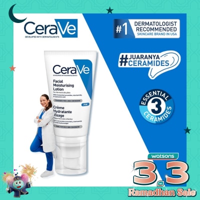 CERAVE Cerave Facial Moisturising Lotion - PM 52ml