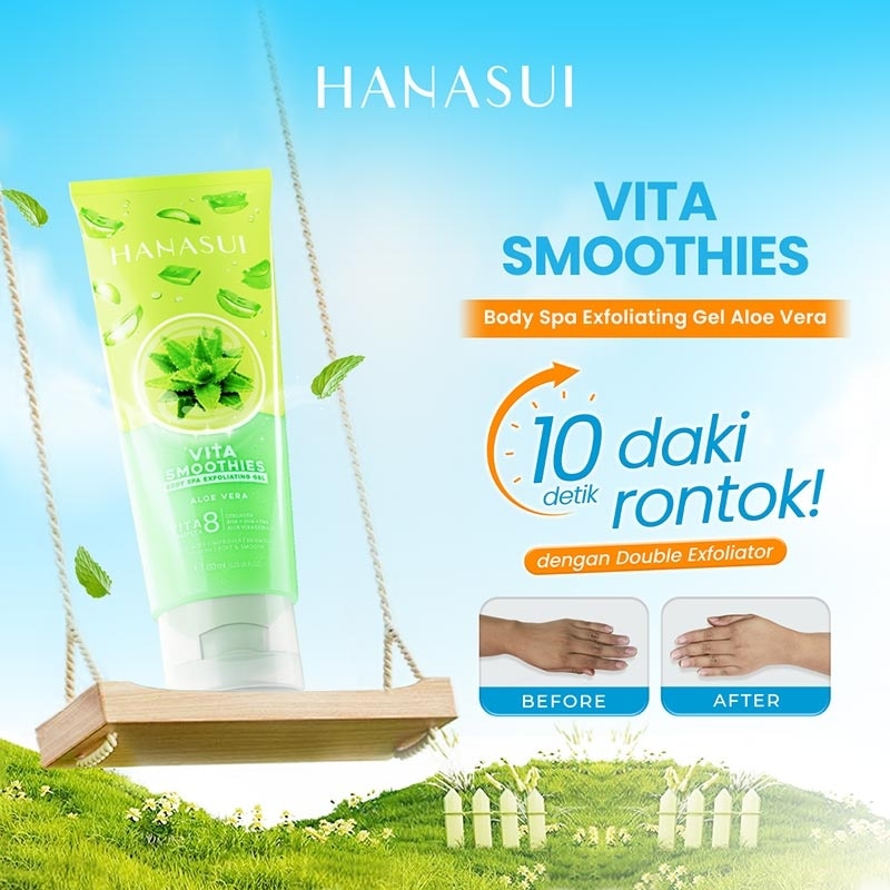 HANASUI BODY SPA GEL ALOE VERA 180ML