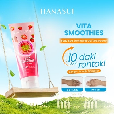 HANASUI Hanasui Vita Smoothies Body Spa Exfoliating Gel Strawberry 180ml