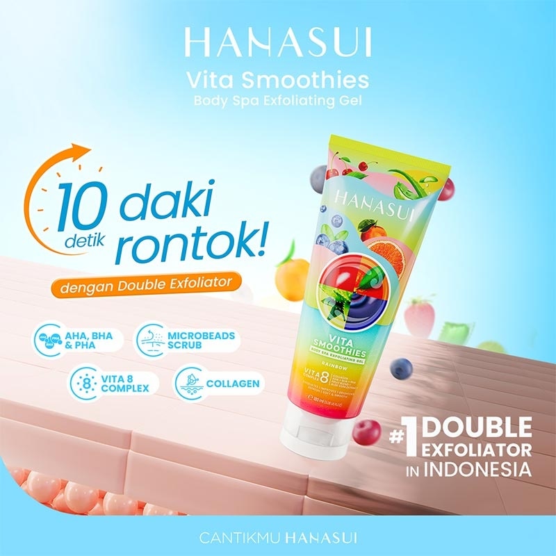 HANASUI BODY SPA GEL RAINBOW 180ML