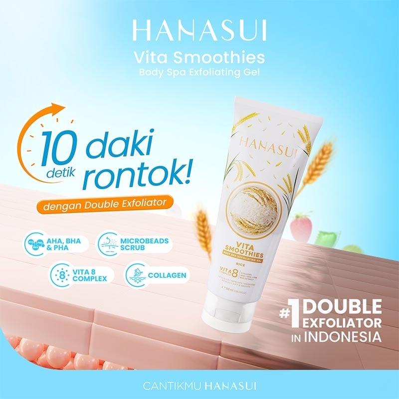 HANASUI BODY SPA GEL RICE 180ML