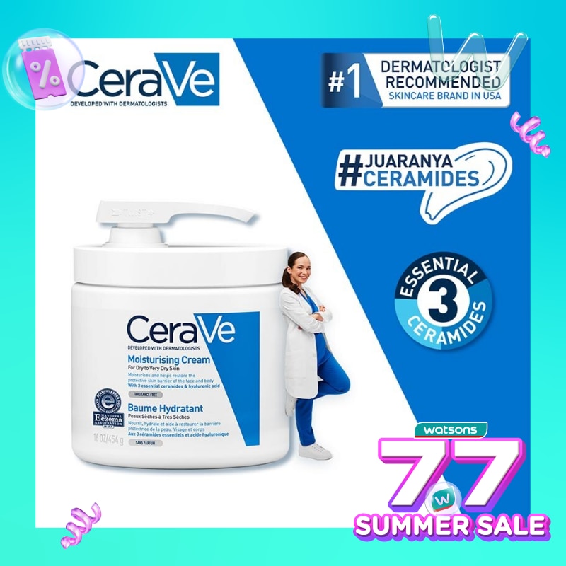 CERAVE DAILY MOIST CREAM 453ML WITH PUMP