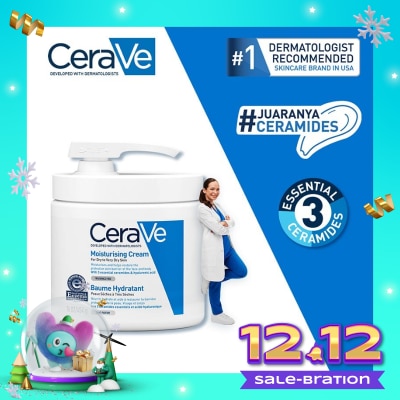 CERAVE CERAVE DAILY MOIST CREAM 453ML WITH PUMP