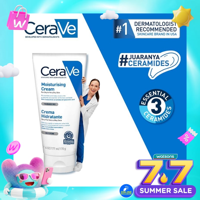CERAVE DAILY MOISTURIZING CREAM 177ML