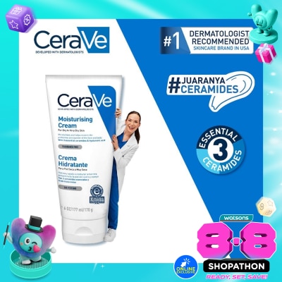CERAVE - CERAVE DAILY MOISTURIZING CREAM 177ML image