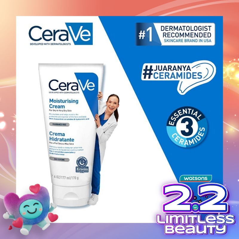 CERAVE DAILY MOISTURIZING CREAM 177ML