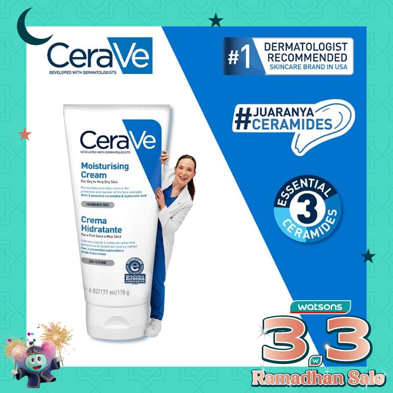 CERAVE DAILY MOISTURIZING CREAM 177ML