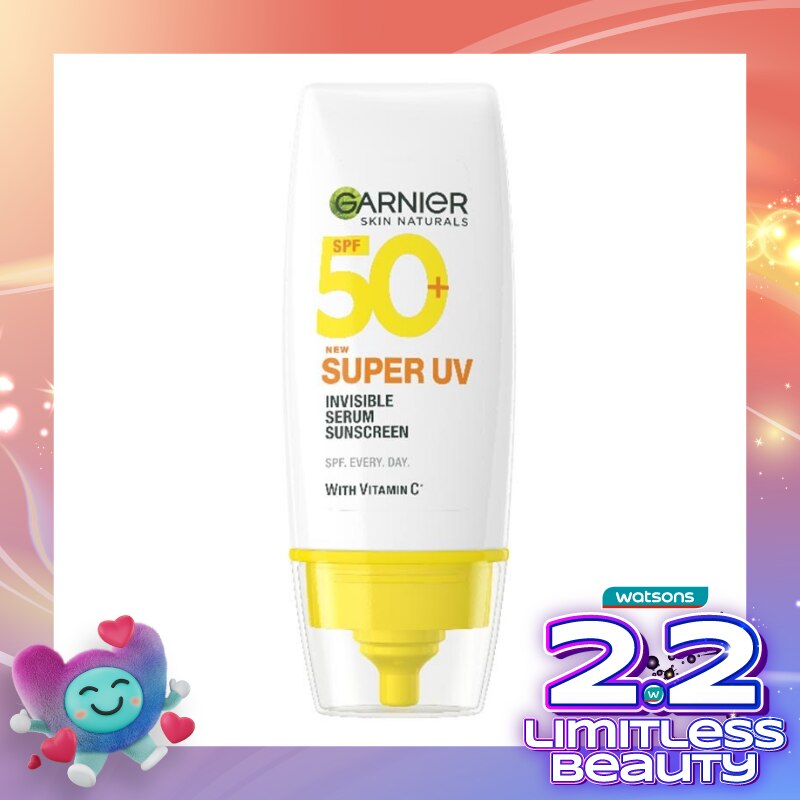 Garnier Skin Naturals Super UV Invisible Serum Sunscreen SPF 50+ 30ML