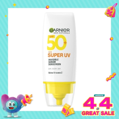 GARNIER - Garnier Skin Naturals Super UV Invisible Serum Sunscreen SPF 50+ 30ML