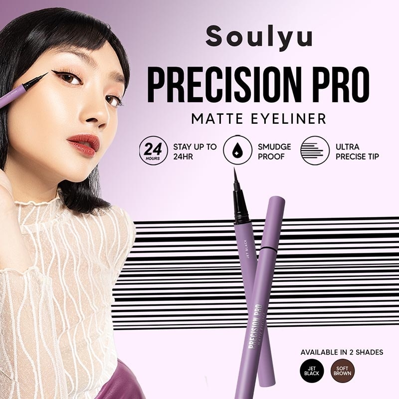 SOULYU PP MAT EYELINER JET BLACK