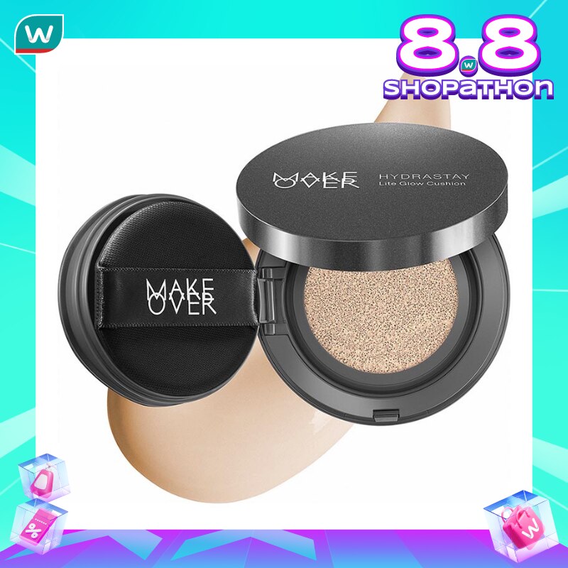 Make Over Hydrastay Lite Glow Cushion N00 Porcelain 15g