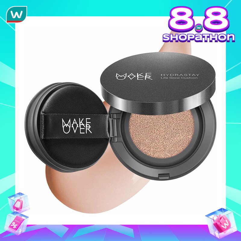 Make Over Hydrastay Lite Glow Cushion C11 Pink Marble 15g