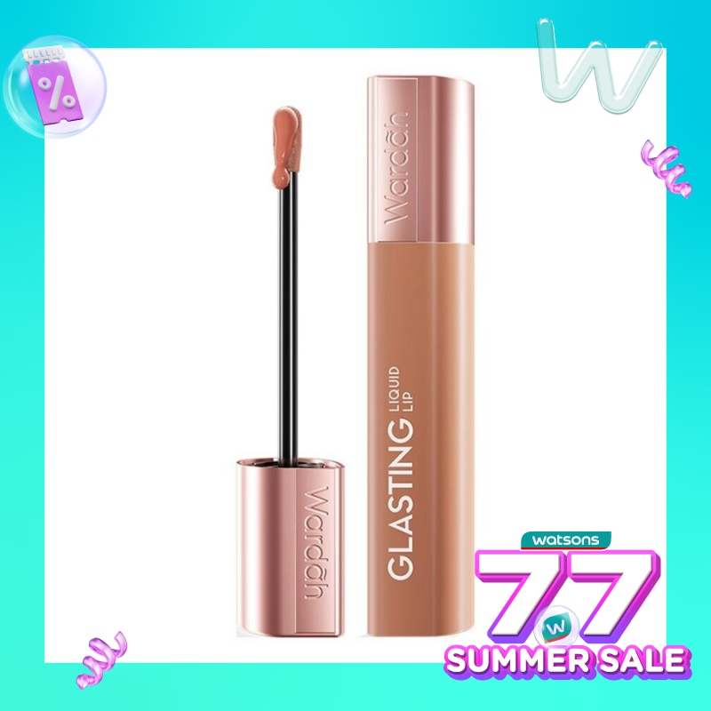 Wardah Glasting Liquid Lip 01 Caramel Coat 3.5g