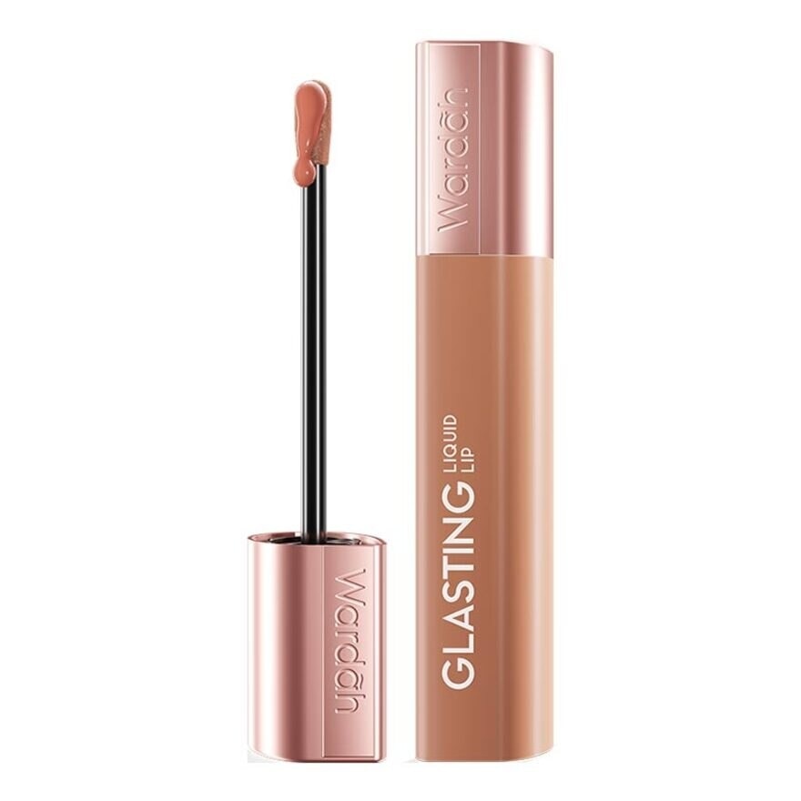 WARDAH Wardah Glasting Liquid Lip 01 Caramel Coat 3.5g