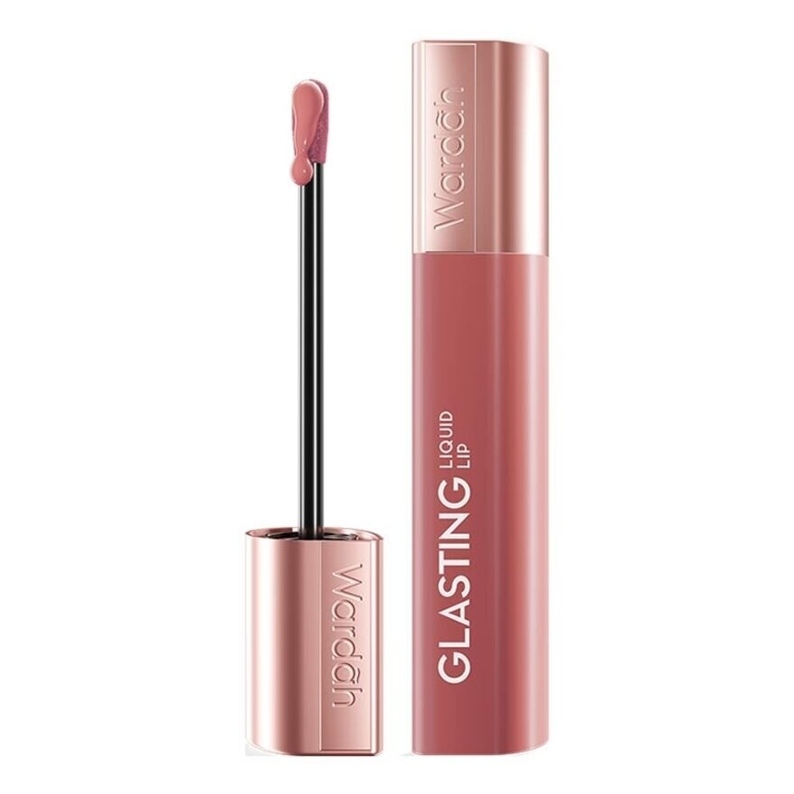 Wardah Glasting Liquid Lip 02 Peach Polish 3.5g