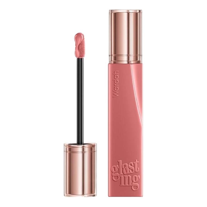 Lip Cream Glossy Glasting Liquid Lip 02 Peach Polish 3.5g