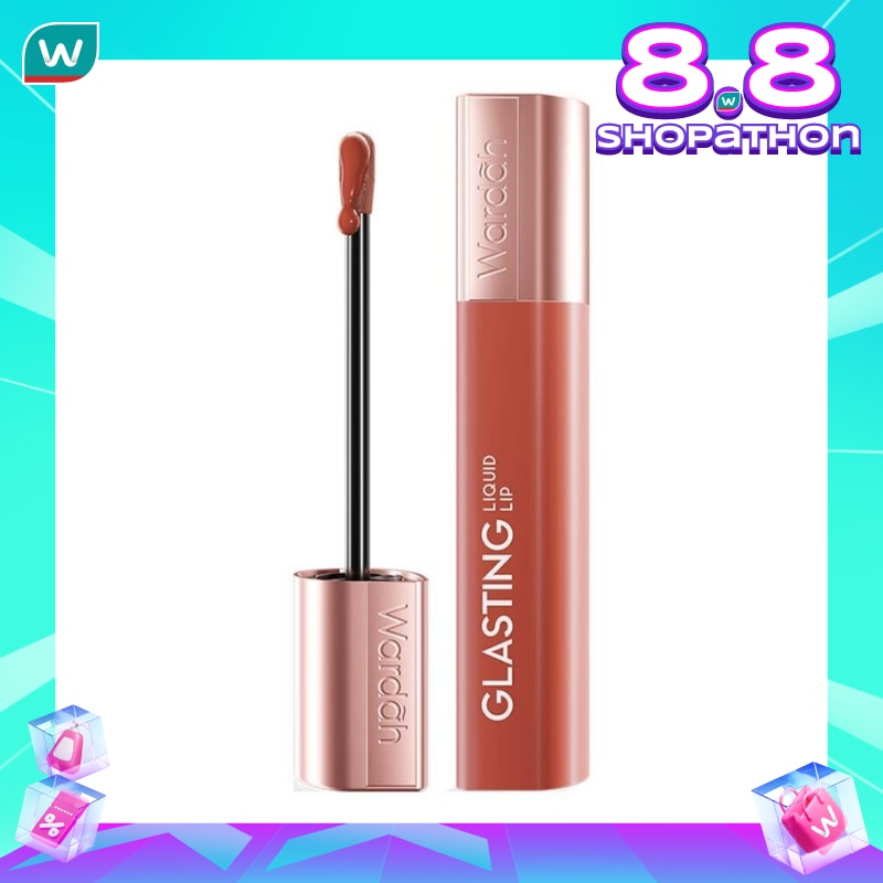 WARDAH Wardah Glasting Liquid Lip 03 Dazzle Maple 3.5g