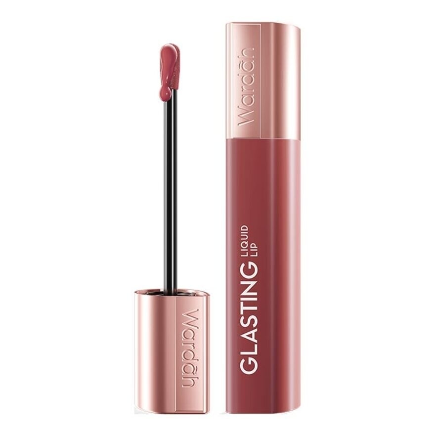 WARDAH Wardah Glasting Liquid Lip 04 Rosewood 3.5g