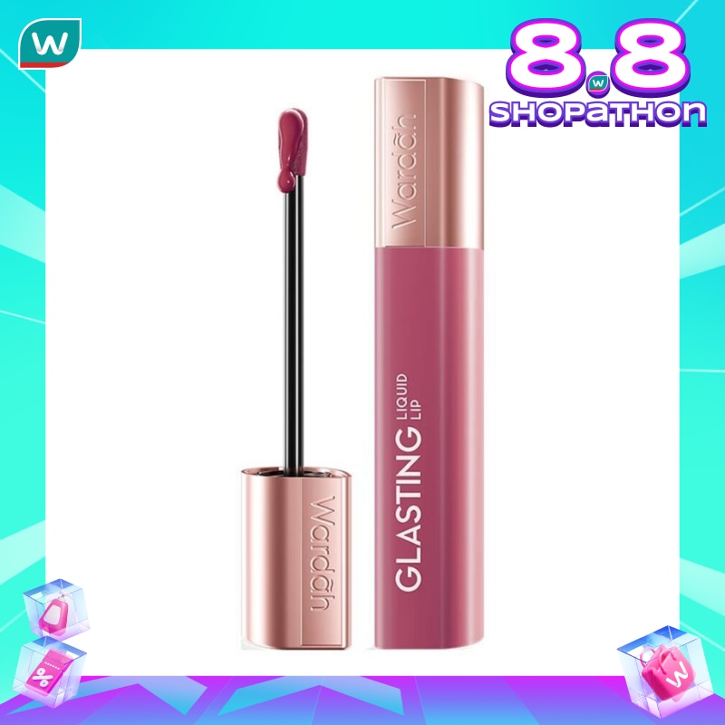 WARDAH Wardah Glasting Liquid Lip 05 Glazing Berry 3.5g