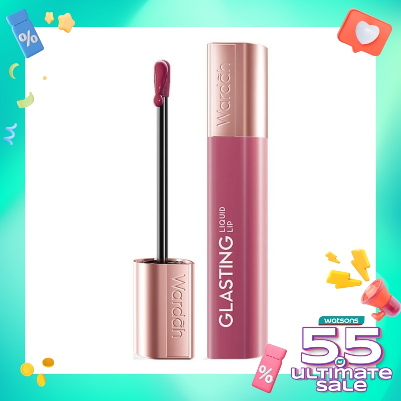 WARDAH Wardah Glasting Liquid Lip 05 Glazing Berry 3.5g