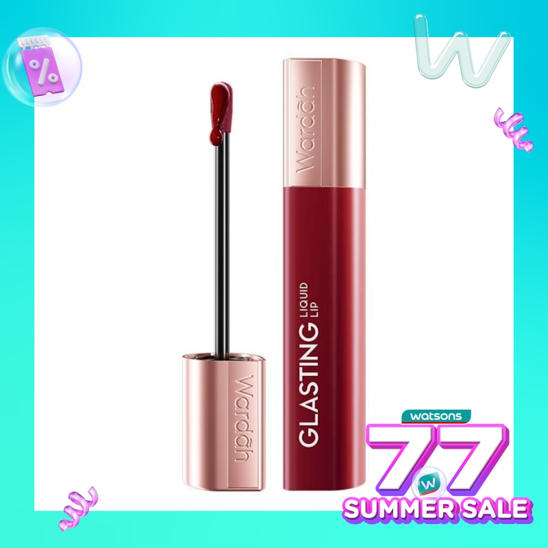 WARDAH Wardah Glasting Liquid Lip 06 Ruby Sparks 3.5g