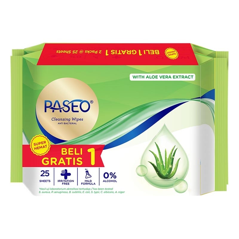 Anti Bacterial Wipes Gazette 25'S (Buy 1 Get 1 Free)
