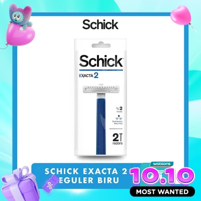 Schick Schick Exacta 2 Reguler 2 Biru image