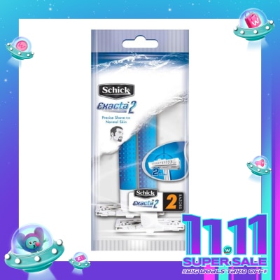 SCHICK Schick Exacta 2 Reguler 2 Biru