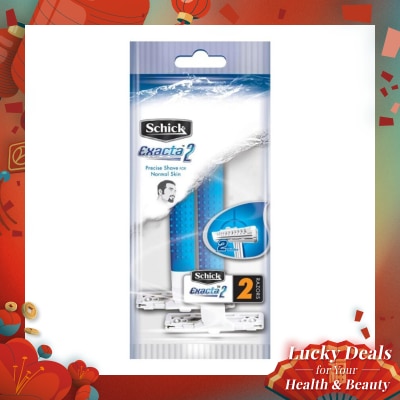 SCHICK Schick Exacta 2 Reguler 2 Biru
