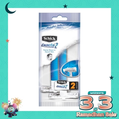Schick Schick Exacta 2 Reguler 2 Biru