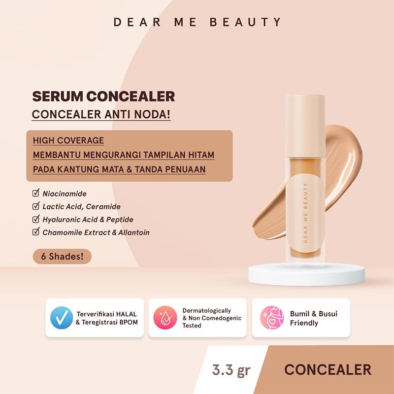 Dear Me Beauty Serum Concealer N00 Nude Porcelain 4,5ml