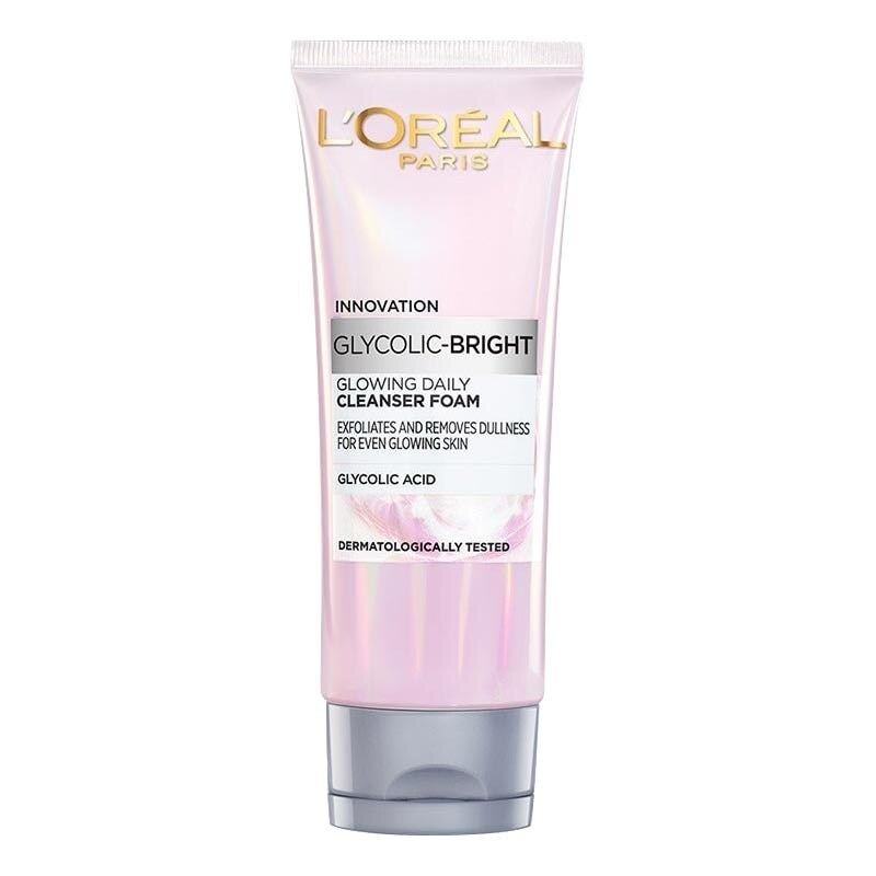L'Oreal Glyco Bright Foam + Serum + Toner