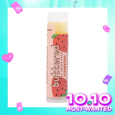 BUTTERED Buttered Strawberry Lip Balm 4.25G