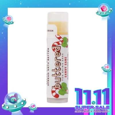 BUTTERED Buttered Candy Cane Lip Balm 4.25G