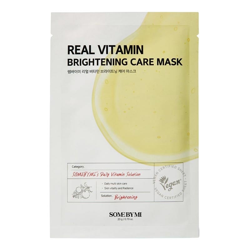 Some By Mi Real Vitamin Brightening Care Mask (10 Sheets In 1 Pack)
