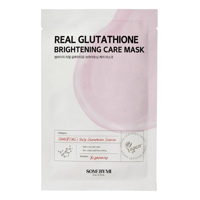 Some By Mi Real Glutathione Brightening Care Mask (10 Sheets In 1 Pack)