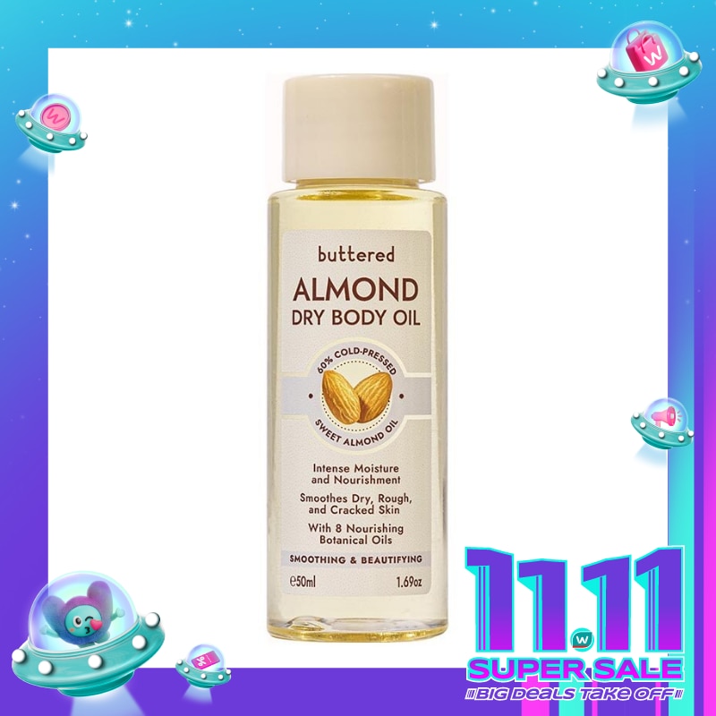 Buttered Almond Dry Body Oil 50Ml