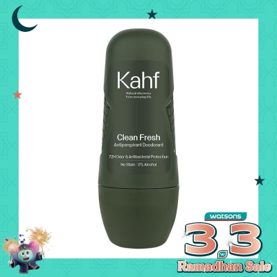 KAHF Kahf Clean Fresh Antiperspirant Deodorant Roll On 45ML