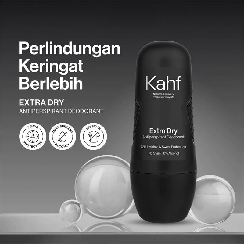 Kahf Extra Dry Antiperspirant Deodorant Roll On 45ML