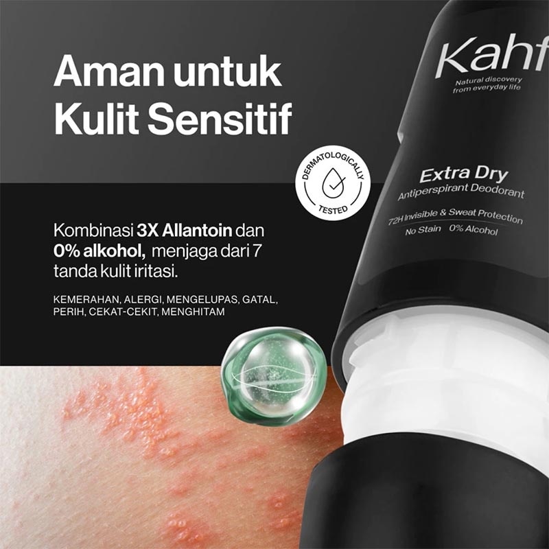 Kahf Extra Dry Antiperspirant Deodorant Roll On 45ML