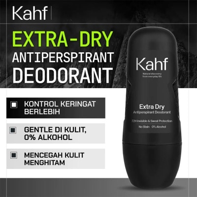 KAHF - Kahf Extra Dry Antiperspirant Deodorant Roll On 45ML