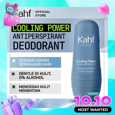 KAHF Cooling Power Antiperspirant Deodorant Roll On 45ml image