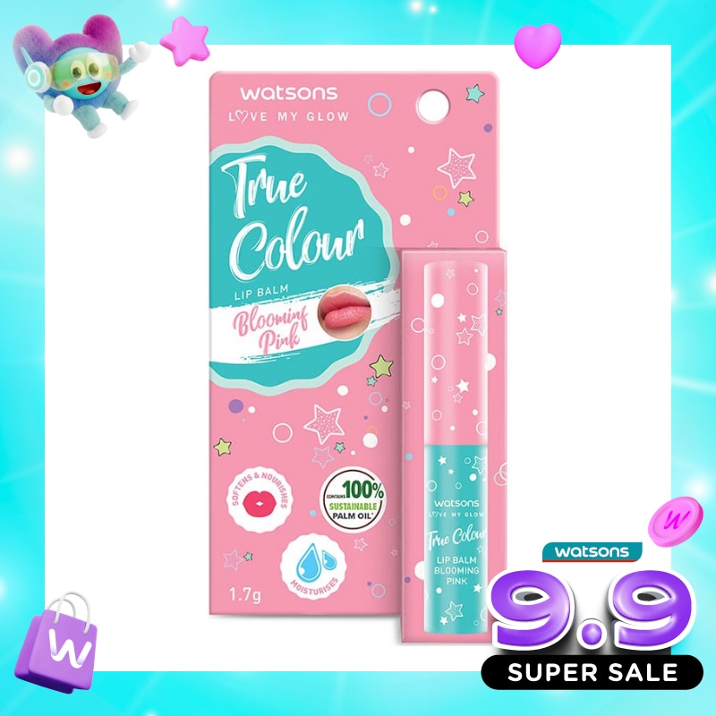 Watsons True Colour Blooming Pink Lip Balm 1.7g image